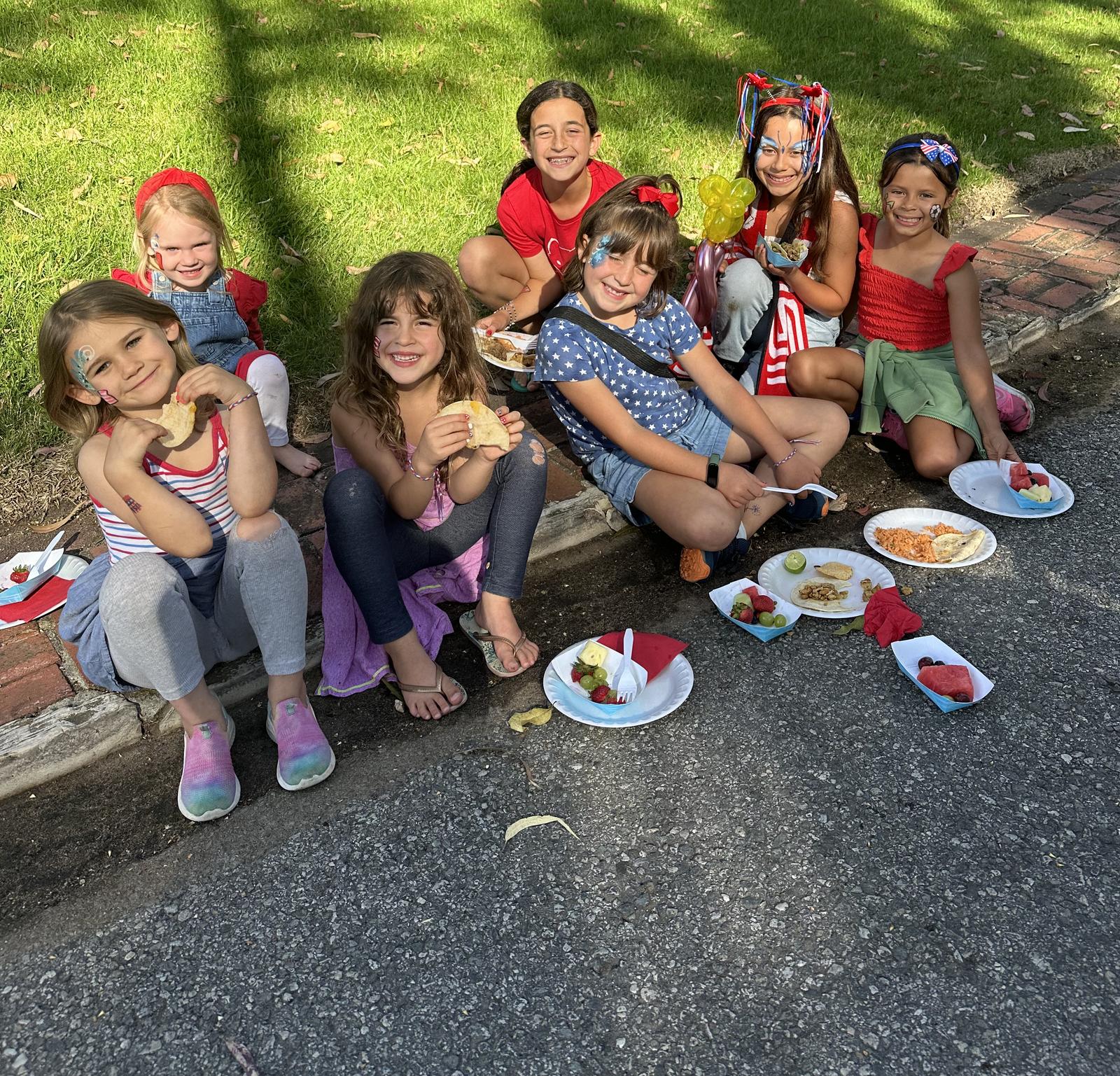 Kids at the Grove 4th of July